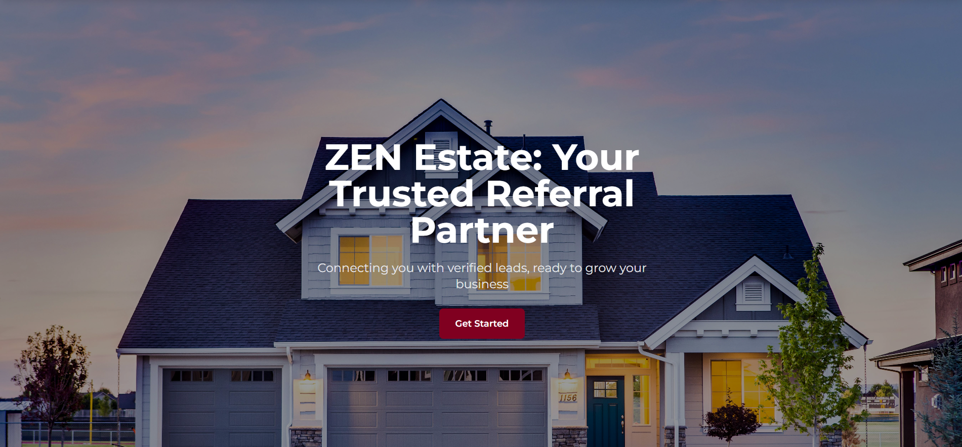 ZEN Real Estate Referral Network Website